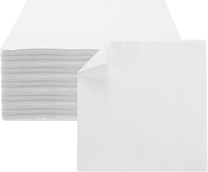 Tranqun 100 Pcs Disposable Microfiber Cleaning Cloth Bulk 12 x 12 Inch Lint Free Cloths Non Abrasive Window Wipes High Absorbent Microfiber Cleaning Rag for Household Kitchen Car Window
