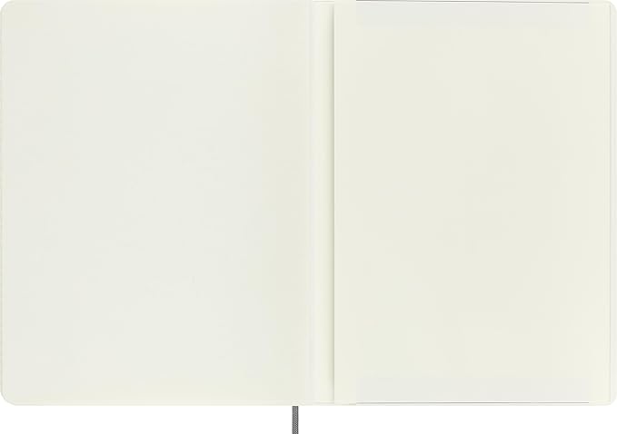 Moleskine Smart Notebook, Extra Large, Plain, Black, Soft Cover (7.5 x 10)