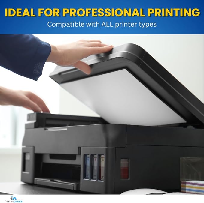 1InTheOffice Purple Copy Paper, Orchid, 8.5 x 11 inch Letter Size, 20lb Density, (500 Sheets)