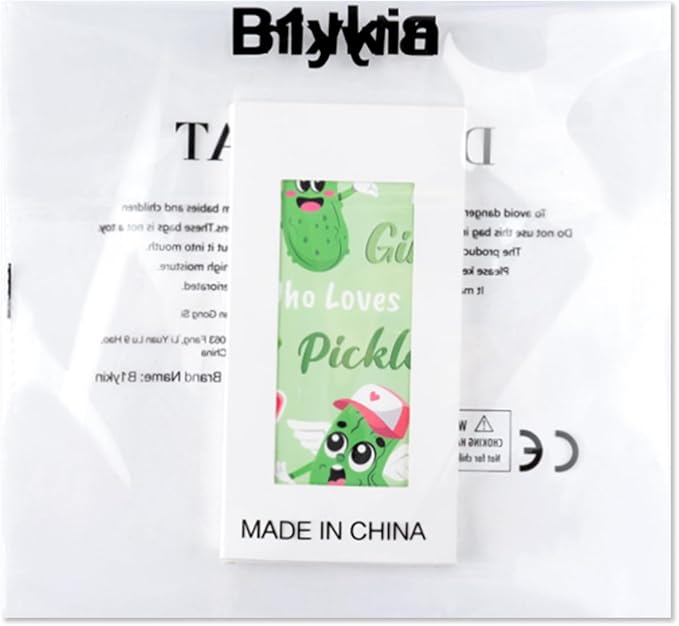 B1ykin Sticky Notes Set, Cartoon Theme Cute Self-Stick Notes Pad Teacher Appreciation Gifts， Self-Adhesive Writing Memo Pages Sticky to Do Notepad for Kids Employee School Office (Funny Pickles)