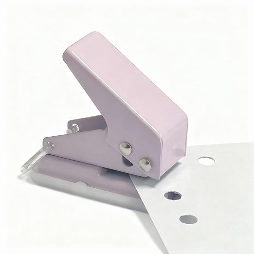 Hole Punch, Hole Puncher，1/4" Hole, Small Single Hole Punch One Mini Hole Puncher Purple