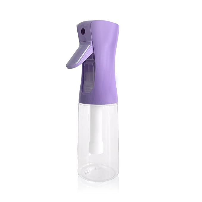 Spray Bottle for Hair Continuous Ultra Fine Mist (200ml) 360° Multi Spray Bottle for Plants, Cleaning, Skin Care Leakproof & Durable 1 Pack