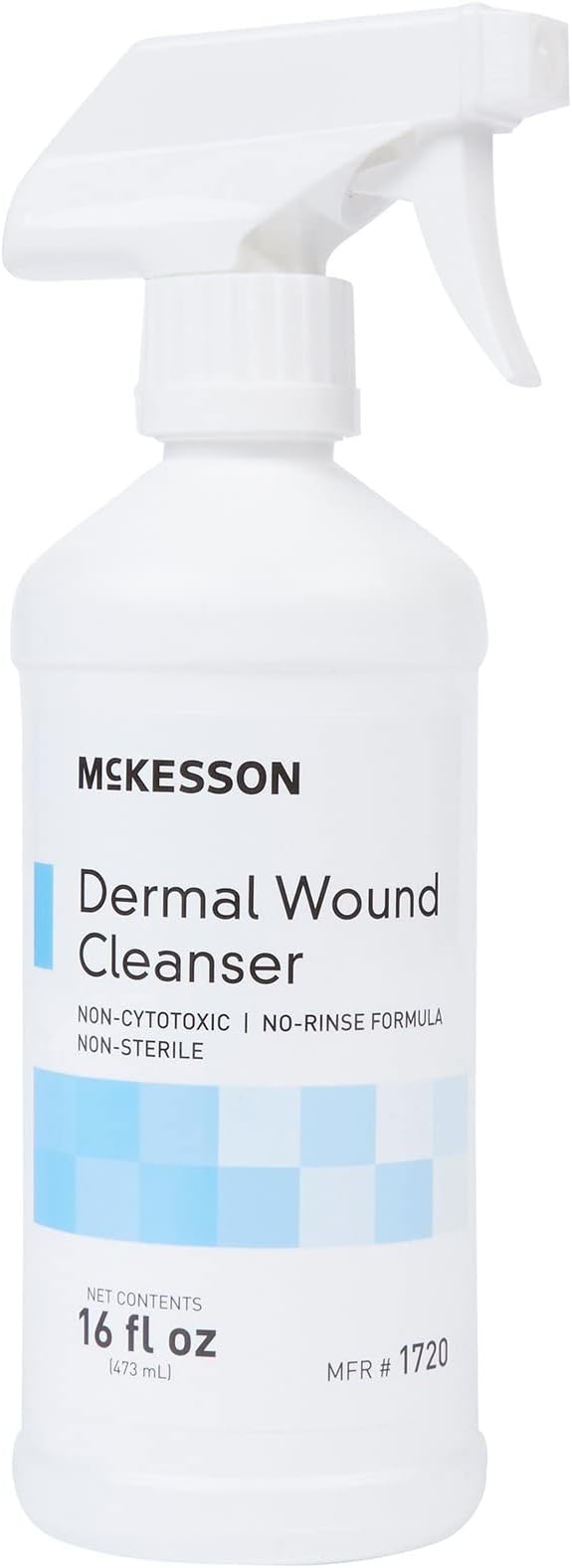 McKesson Dermal Wound Care Cleanser Spray, 16 oz [6 Count] First Aid Wash Solution for Minor Injuries, Cuts, Burns, Scrapes, Sores