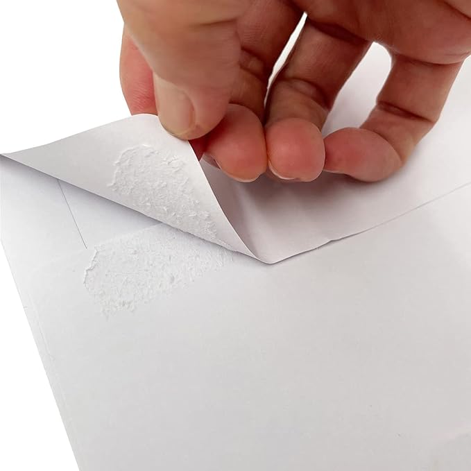 A6 Invitation envelopes（200 PCS 4.7x6.5 in） - windowless design 120GSM white paper envelopes with printabl quick self-seal for invitations, greeting cards, photos invoices
