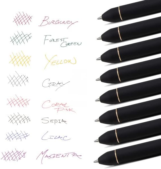 EnerGel Kuro Liquid Gel Pen, (0.7mm) Medium line, Assorted Ink, 24-pk