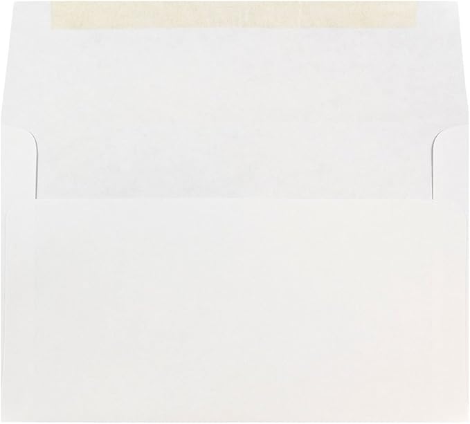 JAM PAPER A10 Invitation Envelopes - 6 x 9 1/2 - White - 50/Pack