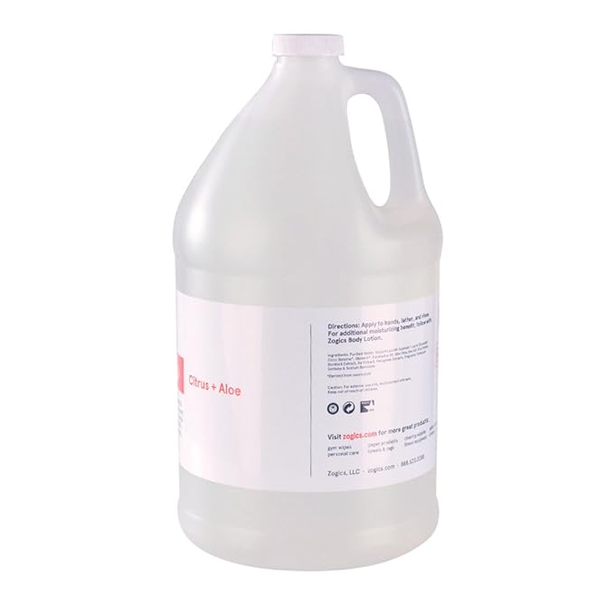 Zogics Hand Soap, Citrus + Aloe Hand Soap (1 Gallon Refill)
