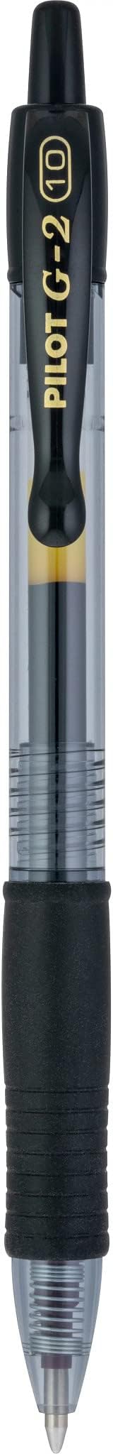 Pilot G2 Premium Gel Pens, Black Pens, Bold Point 1 mm, 4 Black