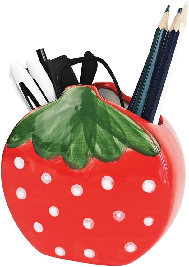 Pen Pencil Holder Ceramic Cup Container Desk Organizer Stand Decor Brush Scissor Holder Decoration For Office Home School