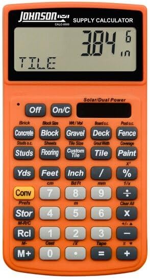 Johnson Level & Tools CALC-0000 Supply Calculator