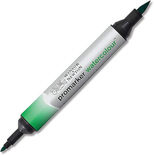 Winsor & Newton ProMarker Watercolor Marker, Phthalo Green (Yellow Shade)