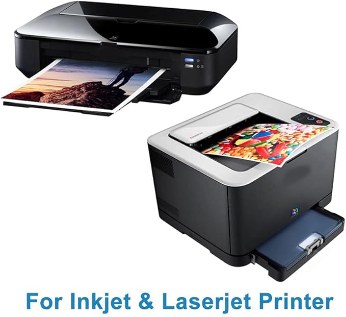 Uinkit 120 Sheets Presentation Paper Matte 8.5x11 Inkjet 48lb 180gsm Single Side Printable Photo for All Dye Ink Inkjet Printers