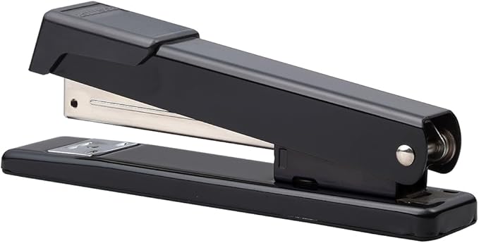 Bostitch Office Classic Metal Desktop Stapler, 20 Sheet Capacity, Dual Clinch, Opens for Tacking, Full-Strip, Black, 3-Pack