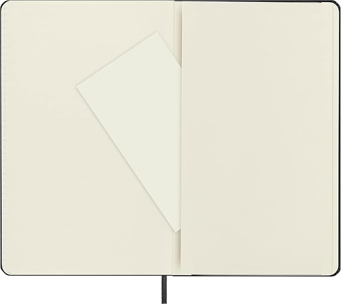 Moleskine Classic Notebook, Large, Squared, Black, Hard Cover (5 x 8.25)