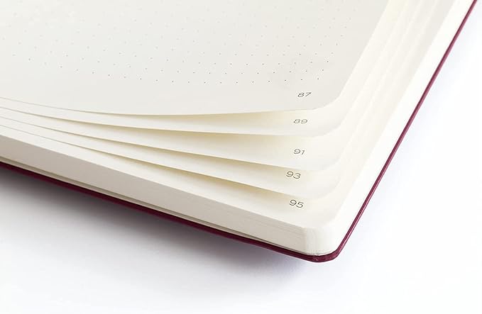 LEUCHTTURM1917 - Notebook Hardcover Medium A5-251 Numbered Pages for Writing and Journaling (Lilac, Dotted)