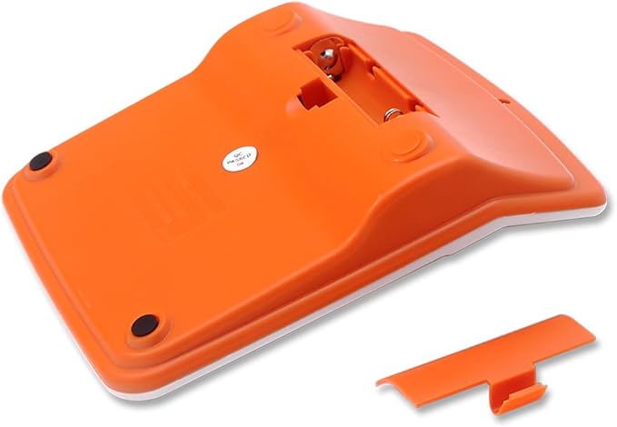 Meichoon Large Calculator Orange Office Solar Dual Power Financial Dedicated 12 Digit Display Large Standard Function Desktop Business Calculator Multifunctional KA08