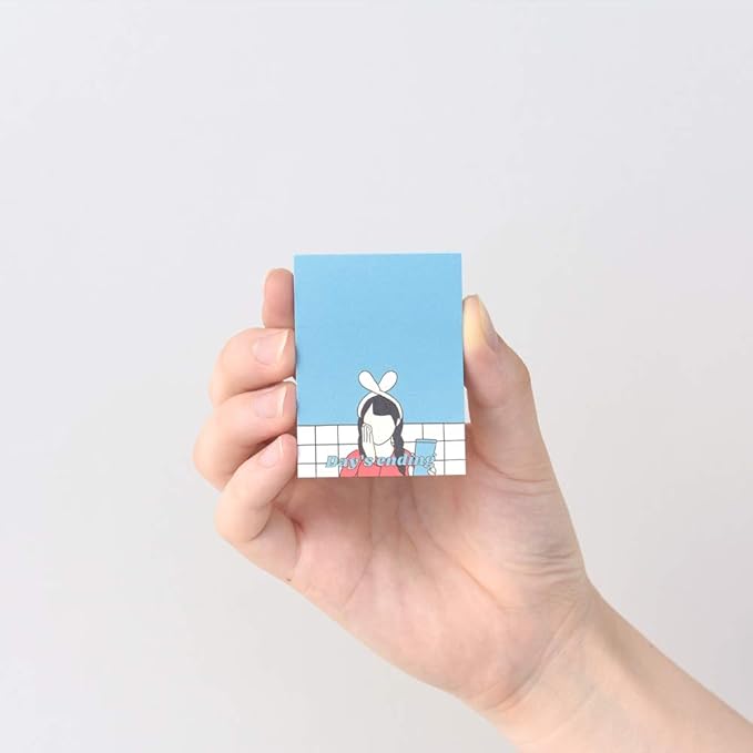 Monolike Fall in newtro Ver.2 Sticky-it - 5p Set Self-Adhesive Memo Pad 50 Sheets