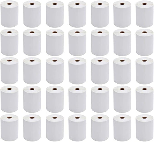 FungLam 4x6 Thermal Labels, 40 Rolls Thermal Printer Labels, 250 Labels/Roll, 1'' Core, Perforated and Strong Adhesive Shipping Labels, Compatible with Zebra and Most Thermal Label Printers
