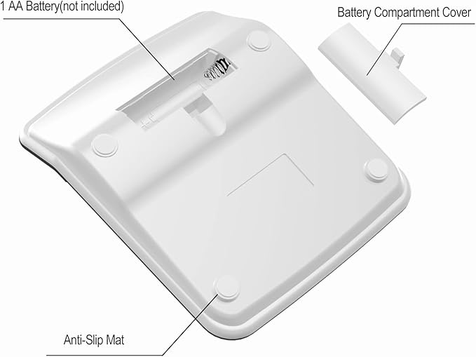 Helect Calculator, Standard Function Calculator (White)