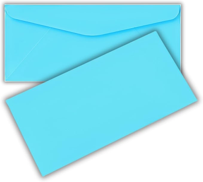 Envelopes No. 10 (4 1/8” x 9 1/2") Gummed Sealing, Standard Mailing Envelopes 100 Pcs. Per Pack.