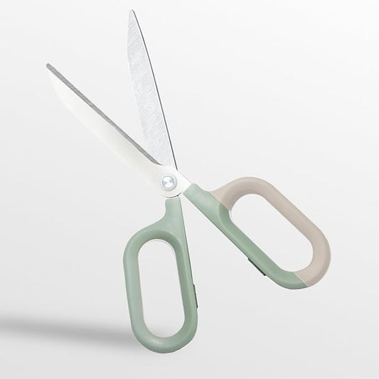Green office scissors,Cute scissors,Sharp Craft Scissors for DIY Art, Sewing, Fabric, Student, Teacher, and Home Use(7", Green-1Pack)