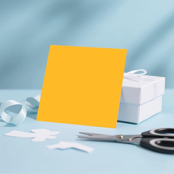 160 Sheets Cardstock Paper 8.5 x 11 Premium Weight 200gsm Orange Card Stock Paper Printing, Crafts, Invitations | Smooth Printer Cardstock Paper | Bulk Construction Paper for DIY & Professional Use