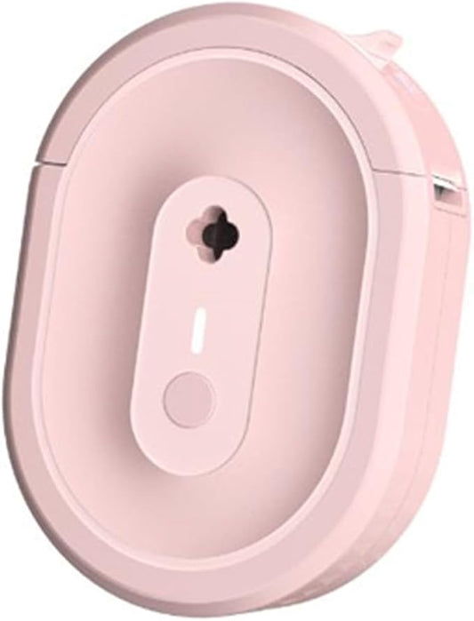 Label Maker Machine with Tape, N12 Portable Bluetooth Label Printer, Wireless Mini Label Makers Thermal Sticker with Multiple Templates for Home, Kitchen, School, Office Organization, Pink