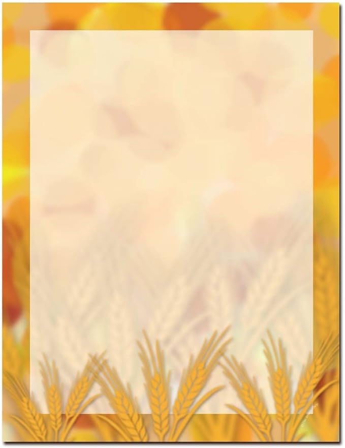 Amber Waves Letterhead Laser & Inkjet Printer Paper, 25 Pack