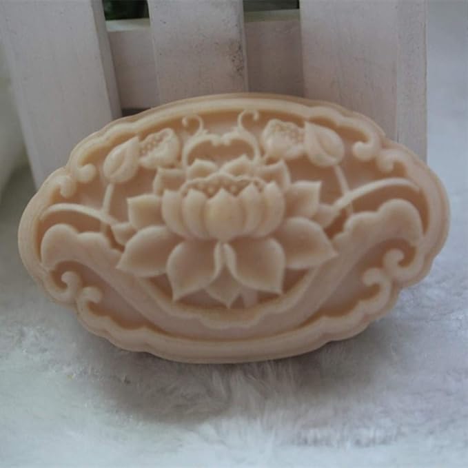 Grainrain Soap Mold Silicone Craft Flower Soap Making Mould Candle Resin DIY Handmade Mold (14114)