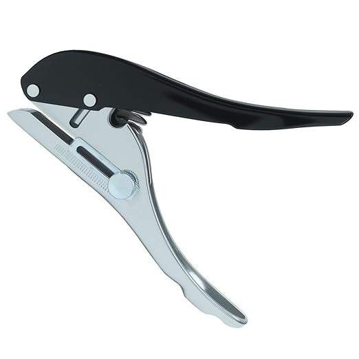 Hitefu 10MM Heavy Duty Single Hole Punch, Portable Long Hand Held Paper Punch for Tags, Cards, Plastic, Paper, Crafting & Office Use