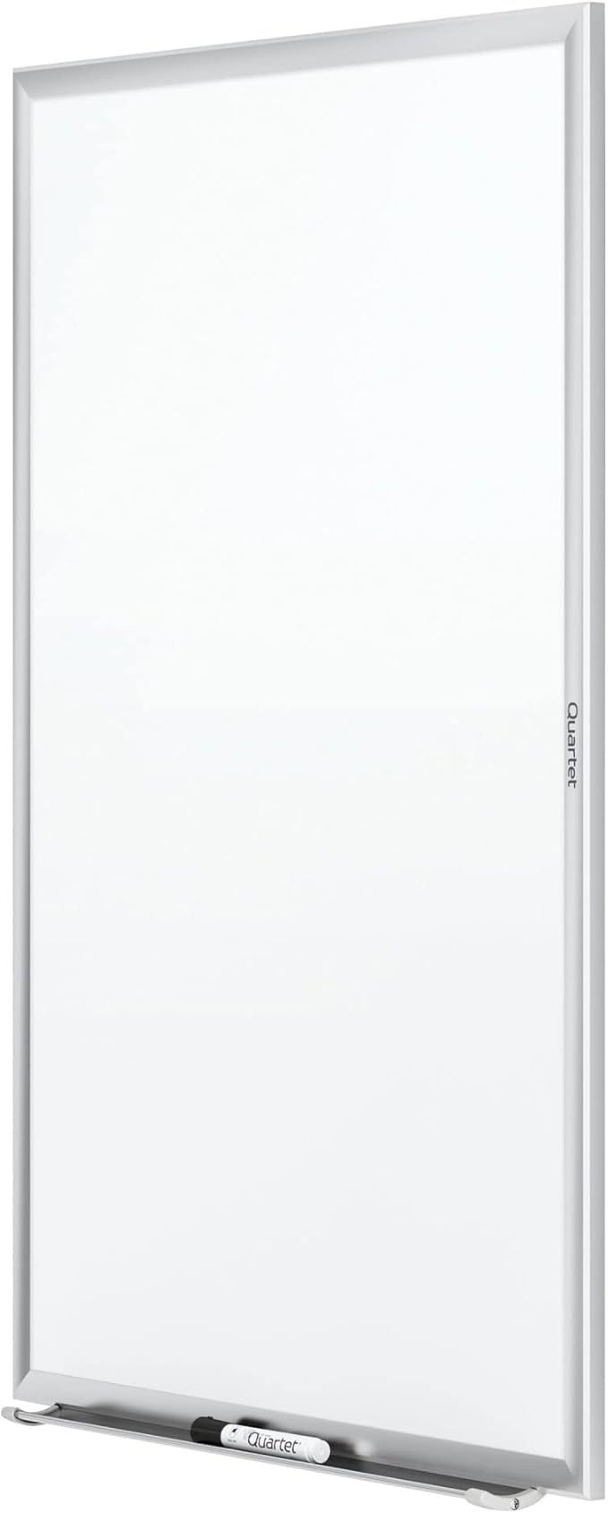Quartet Whiteboard, Dry Erase Board, Magnetic, 6' x 4', Nano-Clean Surface Resists Ink Stains, Accessory Tray and 1 Dry Erase Marker, Silver Aluminum Frame (SM537)