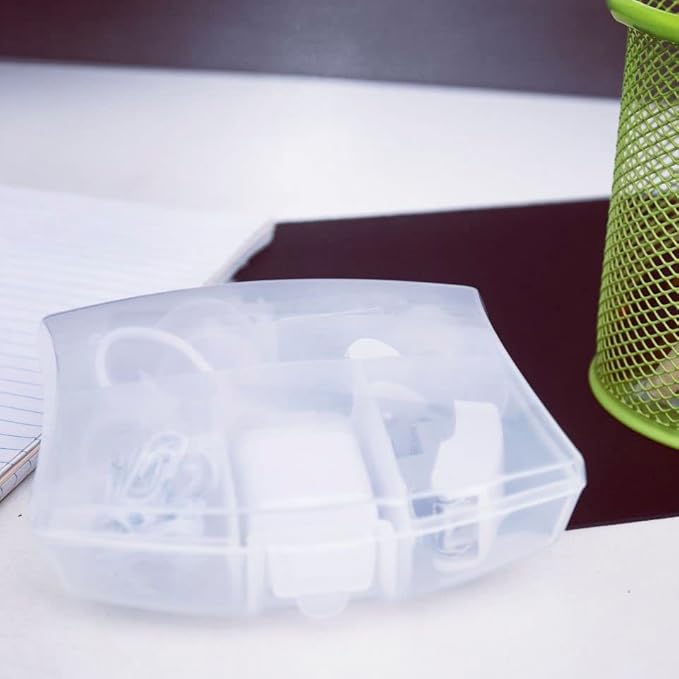 Mini Office Supply Kits – Includes Mini Stapler,Scissors, Staple Remover, Staples, Tape Dispenser (White)