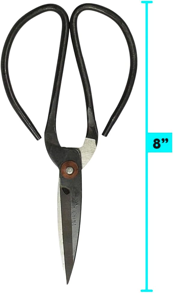 SE Chinese Scissors with Super Sharp Edges Suitable for Embroidery, sewing, Craft, Art Work, and Everyday Usage (8-6-4-Inch Bundle)