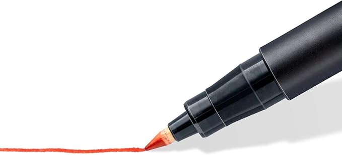 STAEDTLER Lumocolor Universal Pen, Fine, Felt Tip, Permanent Marker, Box of 8 Assorted Color Pens, 0.6mm 318 WP8, Multicolour, pack of 8 (318 WP8 ST)