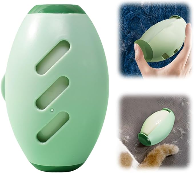 Reusable Silicone Lint Roller, 2025 Upgraded Washable Sticky Roller Powerful Adhesion for Pet Hair and Dust Removal, Portable Home Travel Lint Roller for Clothes Bed Sofa (1, Green)