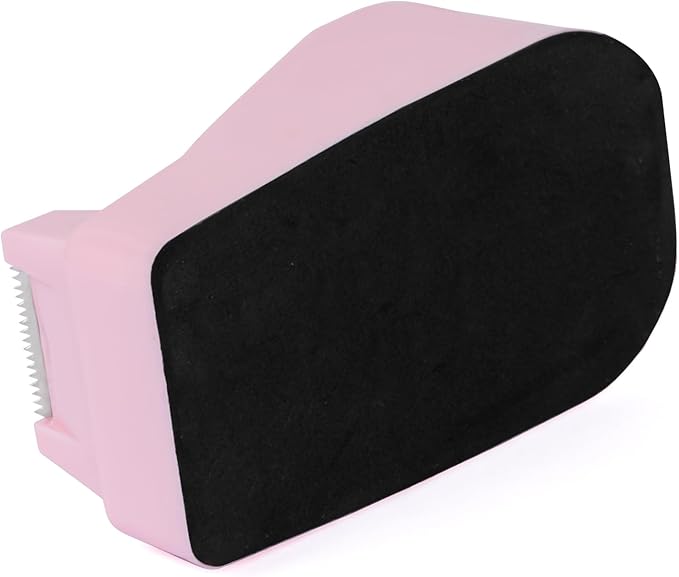 Desktop Tape Dispenser Pink with Weighted Nonskid Base - Includes 6 Rolls of Transparent Tape (0.71 Inch x 1000 inches Each)