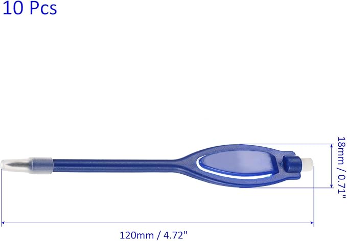 Golf Scoring Pencils with Eraser - Golf Marker Pens, Oval Handle with Clip, Apply to Golf Events