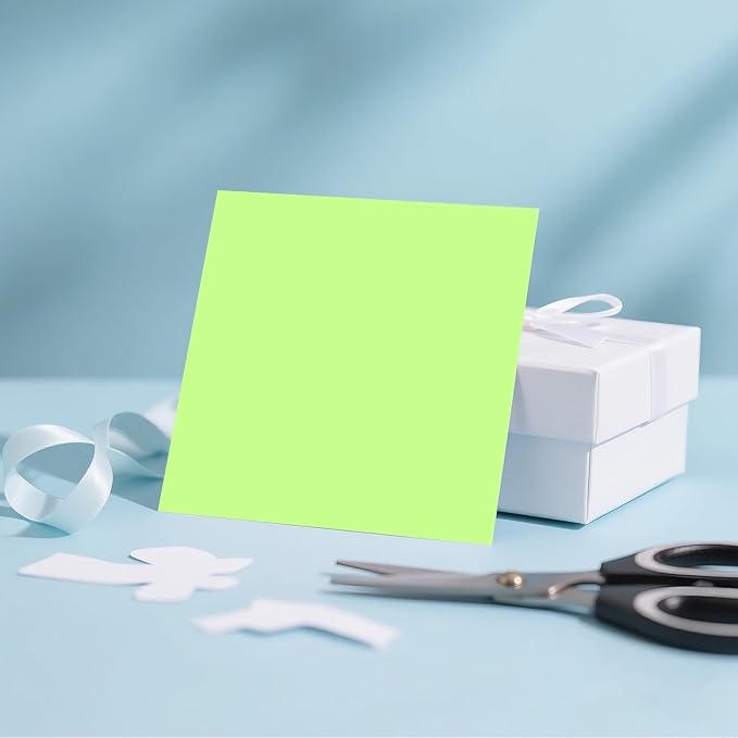 160 Sheets Cardstock Paper 8.5 x 11 Heavyweight Weight 200gsm Green Card Stock Paper Printing, Crafts, Invitations | Smooth Printer Cardstock Paper | Bulk Construction Paper DIY & Professional Use