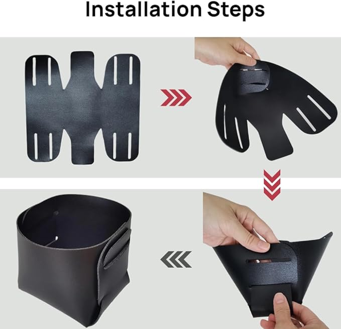 Pen Holder for Desk Pencil Organizer Cute Cup Holders Aesthetic (Black 2 Pack, 3.94"x 3.94"x 3.94")