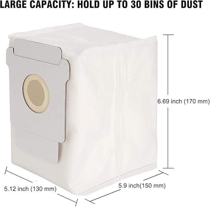 Replacement Parts for iRobot Roomba i7 j7 i3 i4 i7 Plus i1 i3+ i4 i4+ i6 i6+ i8 i8+ j7+ plus, I & j Series robot vacum,Rubber Brush, Filter, Edge-Sweeping Brush, Vacuum Bags