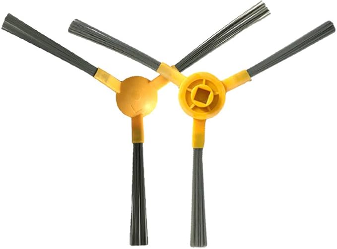 HMHAMA Replacement Parts Compatible with Tesvor S6 X500 X520 X600 Pro M1 Robot Vacuum Cleaner Accessories, 1 Main Roller Brush 4 Side Brushes