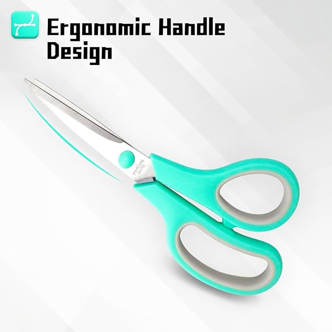 Vitoler Scissors All Purpose, 8.5" Heavy Duty Scissors Bulk,Cute Scissor for Office Craft Fabric, Back To School Supplies
