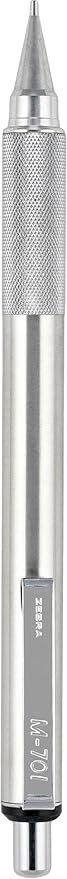 Zebra Pen M-701 Mechanical Pencil, Stainless Steel Barrel, Medium Point, 0.7mm, 1-Pack (59411)