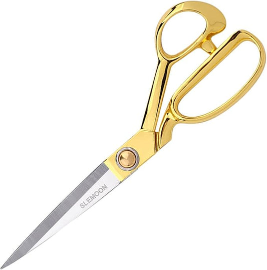 Professional Fabric Scissors，10" Sewing Scissors, Heavy Duty Shears for Fabric,Leather,Raw Materials,Dressingmaking,Upholstery Shears for Dressmakers Students Office Crafting