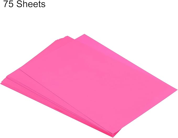 MECCANIXITY 75 Sheets A4 Colored Print Copy Paper 8.5" x 11" Origami Paper Printer Paper 75gsm for Printing, Document Copying, Art Craft, Bright Red