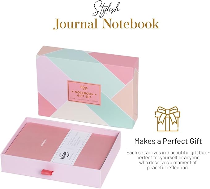 Notebook Journal (8 Pack), A5, 5.5 x 8 in, 80 gsm thick paper, Cute Soft Paper Cover Notebook Set, Thin Writing Journal for Travel, Meditation, Wedding and Dream Journals, Lightweight Lined