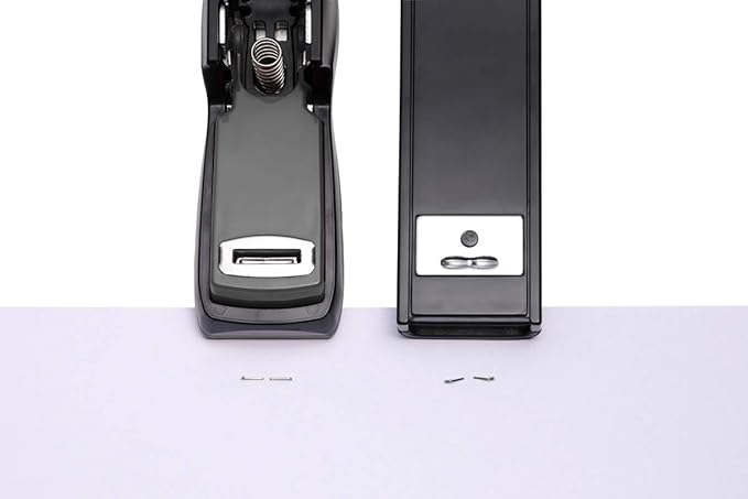 Bostitch Office Heavy Duty 40 Sheet Stapler with 1250 Staples & Claw Remover, Small Stapler Size, Fits into The Palm of Your Hand, Value Pack, Red (B175-BLK-VP)