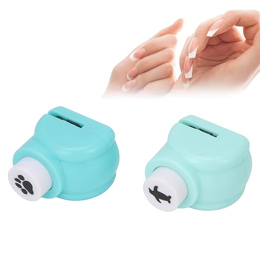 2Pcs Mini Shape Punches DIY Punching, Paper Punch Machines Drill Punch Craft Set Mini Paper Hole Punch Penguin Bear Shapes Punches for Paper Craft DIY Scrapbooking Supplies