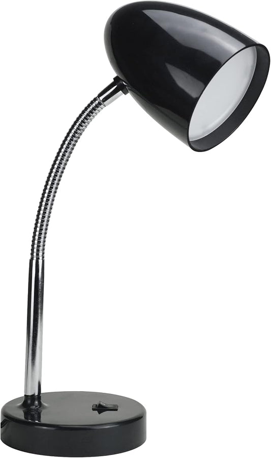 ENERGETIC SMARTER LIGHTING LED Desk Lamp, Flexible Gooseneck with Table lamp, 3.5W 240LM 4000K Cool White Study Lamps for Bedroom and Office, Eye Protection, ETL Listed,Black