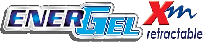 Pentel BL77-BO Energel XM Retractable Gel Pen with 0.7 mm Tip, 0.35 mm Line Width - Red, Pack of 12